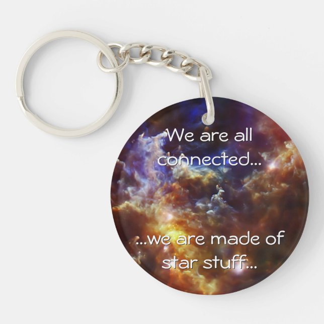 Rosette Nebula's Stellar Nursery Key Ring (Front)