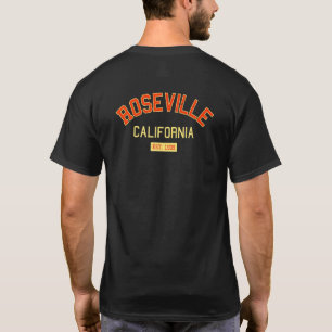 Roseville California 1909 Vintage Ca Retro Sacrame T-Shirt