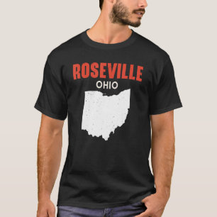 Roseville Ohio USA State America Travel Ohioan T-Shirt