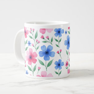 Rosewater Bloom Delight Large Coffee Mug