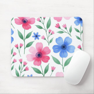 Rosewater Bloom Delight Mouse Pad