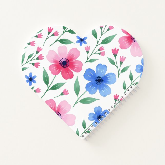  Rosewater Bloom Delight Notebook (Back)