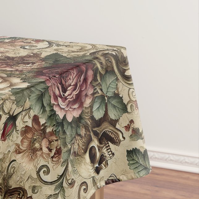 Rosewood Crematory – Gothic Large Pattern Tablecloth (In Situ)
