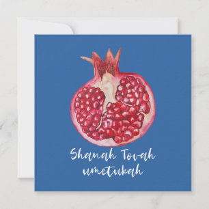 Rosh Hashana Hebrew Wishes Shana Tovah Holiday Card