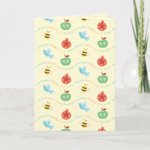 Rosh Hashana icons card