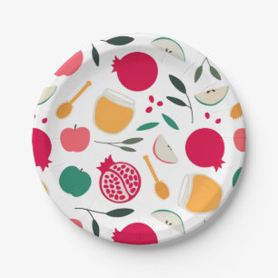 Rosh Hashana Paper Plate