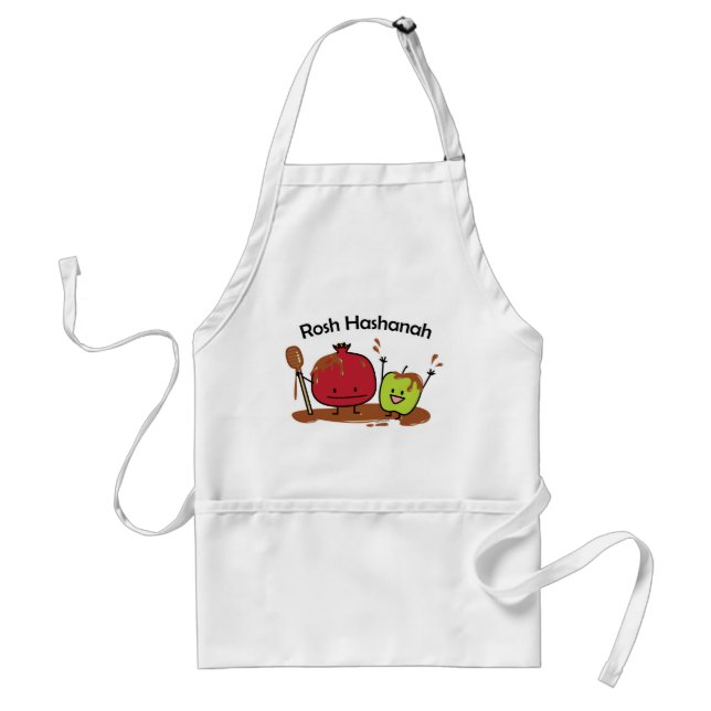Rosh Hashanah apple pomegranate honey Jewish new Standard Apron (Front)