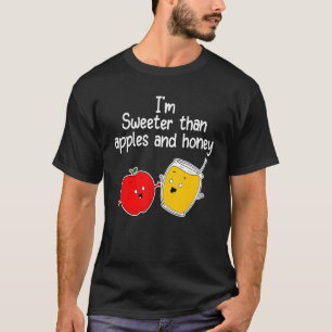 Rosh Hashanah Apples and Honey Shana Tova Jewish N T-Shirt
