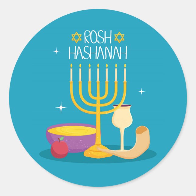 Rosh Hashanah   Classic Round Sticker (Front)