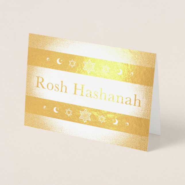 Rosh Hashanah Foil Card (Front)