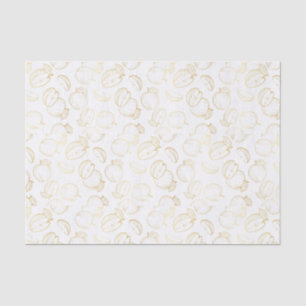 Rosh Hashanah Gold Apples Shana Tova Elegant Tissue Paper