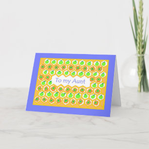 Rosh Hashanah Greeting Card for an Aunt