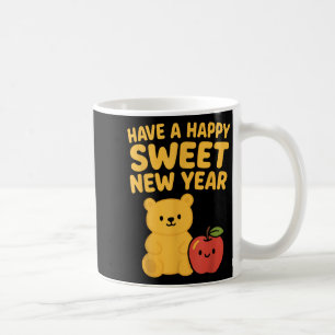 Rosh Hashanah Happy Sweet New Year Honey Bear Jewi Coffee Mug