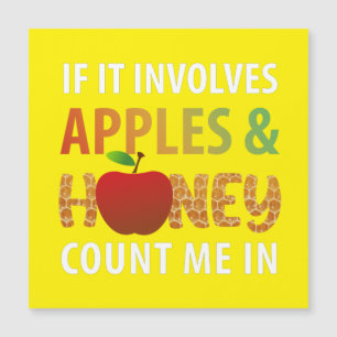 Rosh Hashanah - if it involves apples & honey Magnetic Invitation