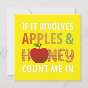 Rosh Hashanah - if it involves apples & honey Thank You Card