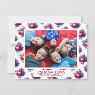 Rosh Hashanah Jewish New Year Family Photo Holiday Card