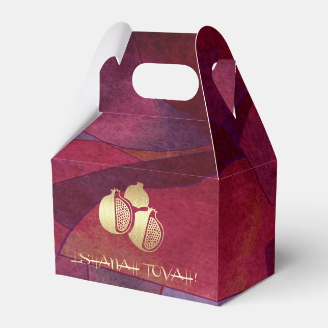 Rosh Hashanah | Jewish New Year  Favour Box (Front Side)