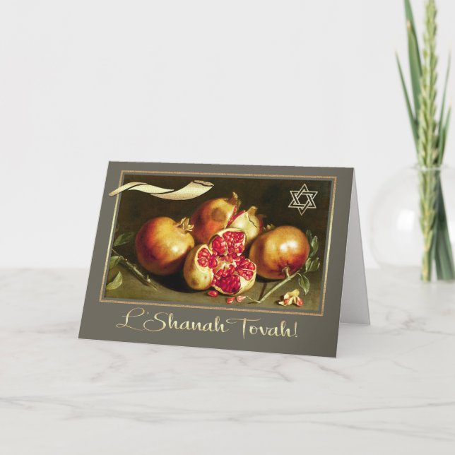 Rosh Hashanah | Jewish New Year Fine Art Holiday Card (Front)