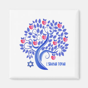 Rosh Hashanah. Jewish New Year Gift  Magnet