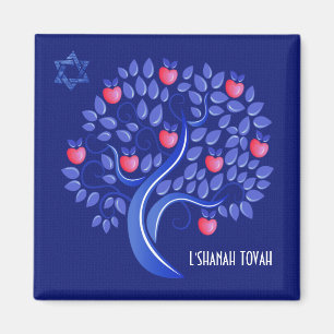 Rosh Hashanah. Jewish New Year Gift  Magnet
