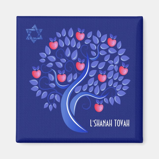Rosh Hashanah. Jewish New Year Gift  Magnet (Front)