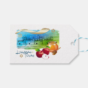 Rosh Hashanah Jewish New Year Gift Tags