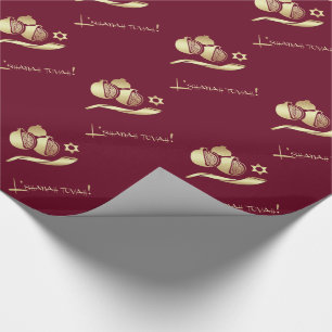 Rosh Hashanah, Jewish New Year Gift  Wrapping Paper