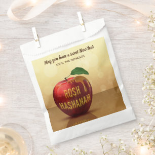 Rosh Hashanah Jewish New Year Honey Apple Favour Bag