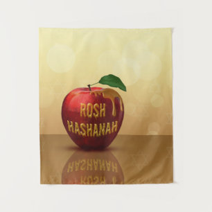 Rosh Hashanah Jewish New Year Honey Apple Tapestry