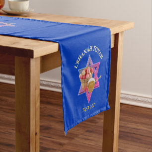 Rosh Hashanah Jewish New Year Short Table Runner