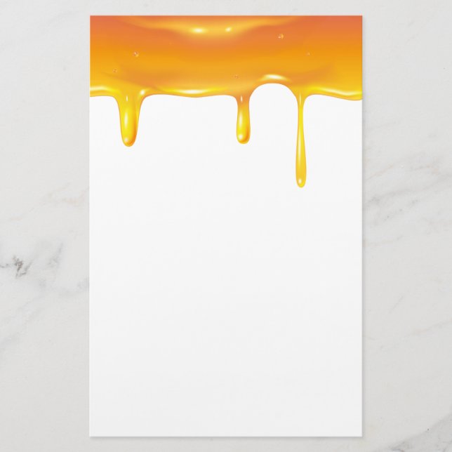 Rosh Hashanah Jewish New Year Sweet Honey drops Stationery (Front)