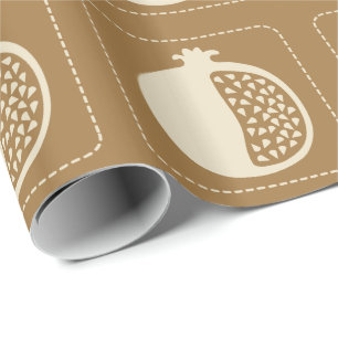 Rosh Hashanah Jewish New Year Wrapping Paper
