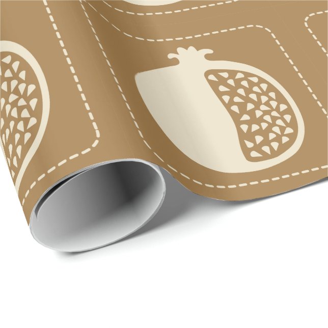 Rosh Hashanah Jewish New Year Wrapping Paper (Roll Corner)