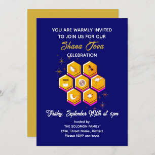 Rosh Hashanah SHANA TOVA Invitation