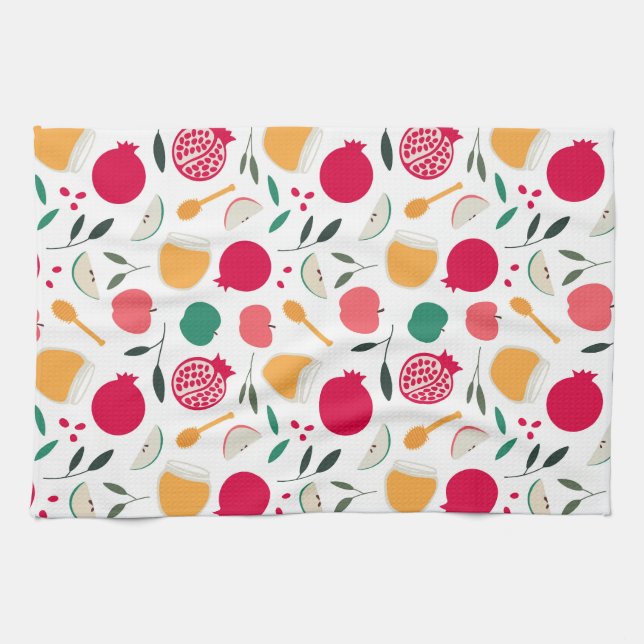 Rosh Hashanah Tea Towel (Horizontal)