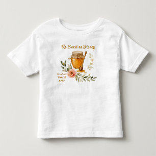 Rosh Hashanah Watercolor As Sweet as Honey Toddler T-Shirt