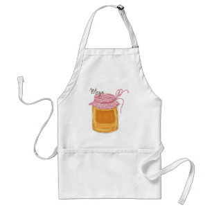 Rosh Hashanah Whimsical Fun Honey Jar Custom Standard Apron