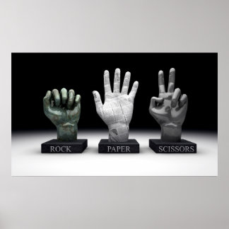 Roshambo - Rock Paper Scissors Poster