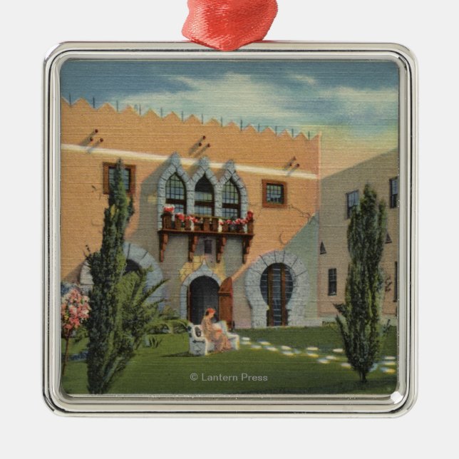 Rosicrucian Park Oriental Museum Metal Tree Decoration (Front)
