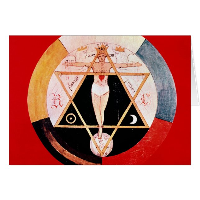Rosicrucian symbol of the Hermetic Order (Front Horizontal)