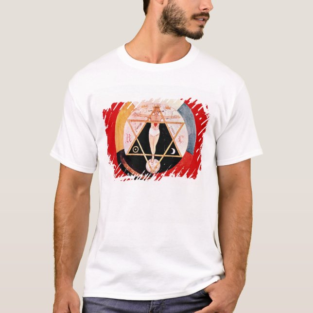 Rosicrucian symbol of the Hermetic Order T-Shirt (Front)