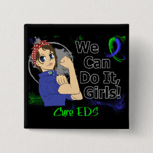 Rosie Anime WCDI EDS 15 Cm Square Badge