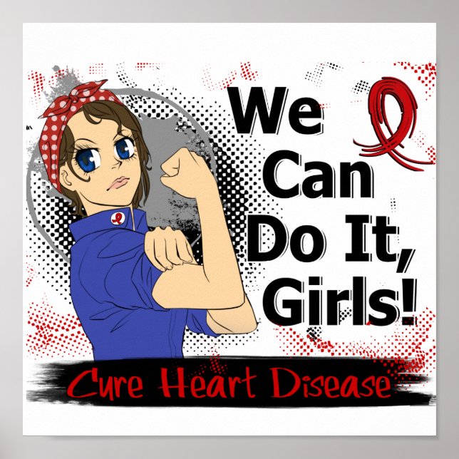 Rosie Anime WCDI Heart Disease Poster (Front)