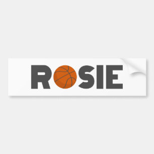 Rosie Basketball Bumper Sticker
