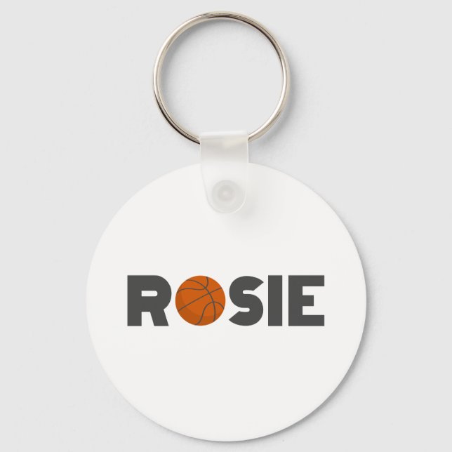 Rosie Basketball Key Ring (Front)