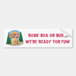 Rosie Boa Bumer Sticker