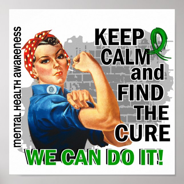 Rosie Keep Calm Mental Health.png Poster (Front)