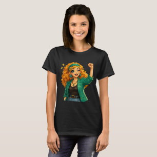 Rosie Max Cartoon Girl T-Shirt – Cute Orange Curly