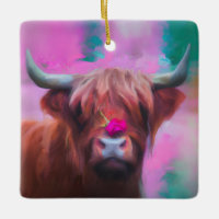 "Rosie of the Highlands" – Highland Cow Portrait