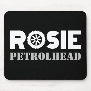 Rosie Petrol Head Mouse Pad
